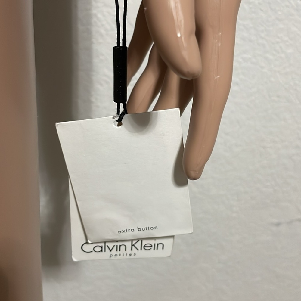 Calvin Klein Petite Zip-Pocket Crepe Jacket - Picture 8 of 10